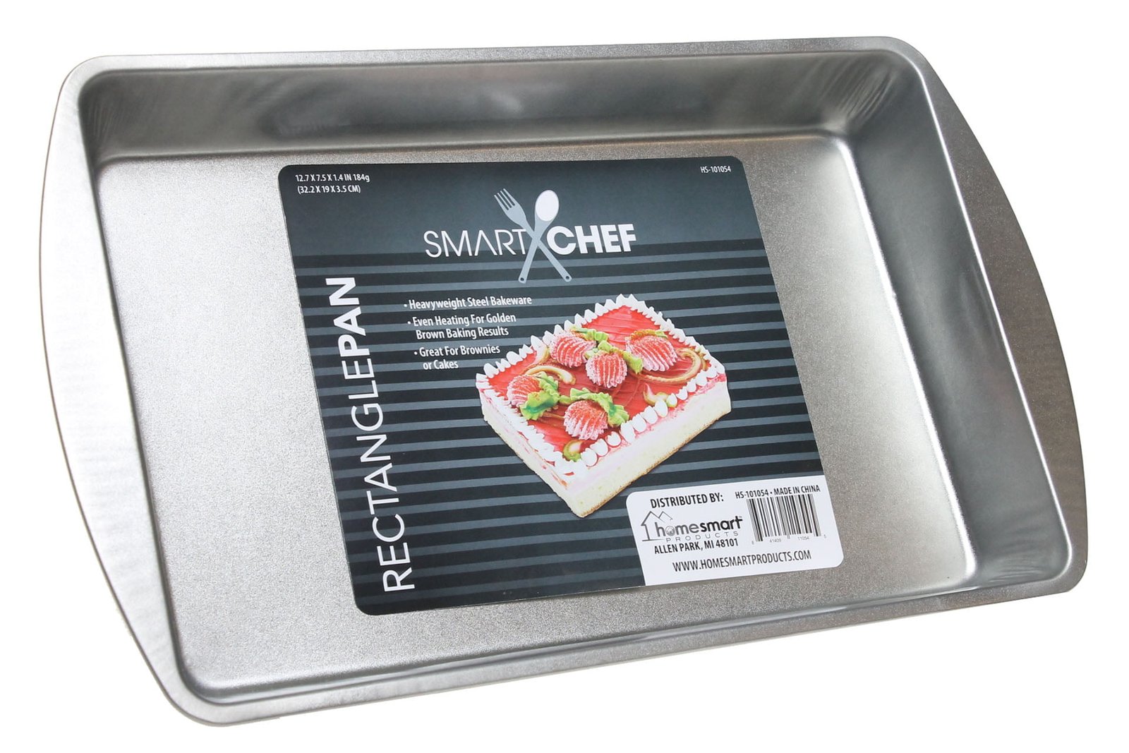 SMART CHEF ALUMINUM RECTANGLE COOKIE SHEET 38x25.4x1.5cm