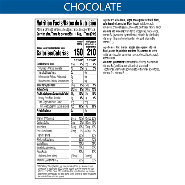 Cocoa Puffs, Chocolate Breakfast Cereal, Whole Grains, 10.4 oz