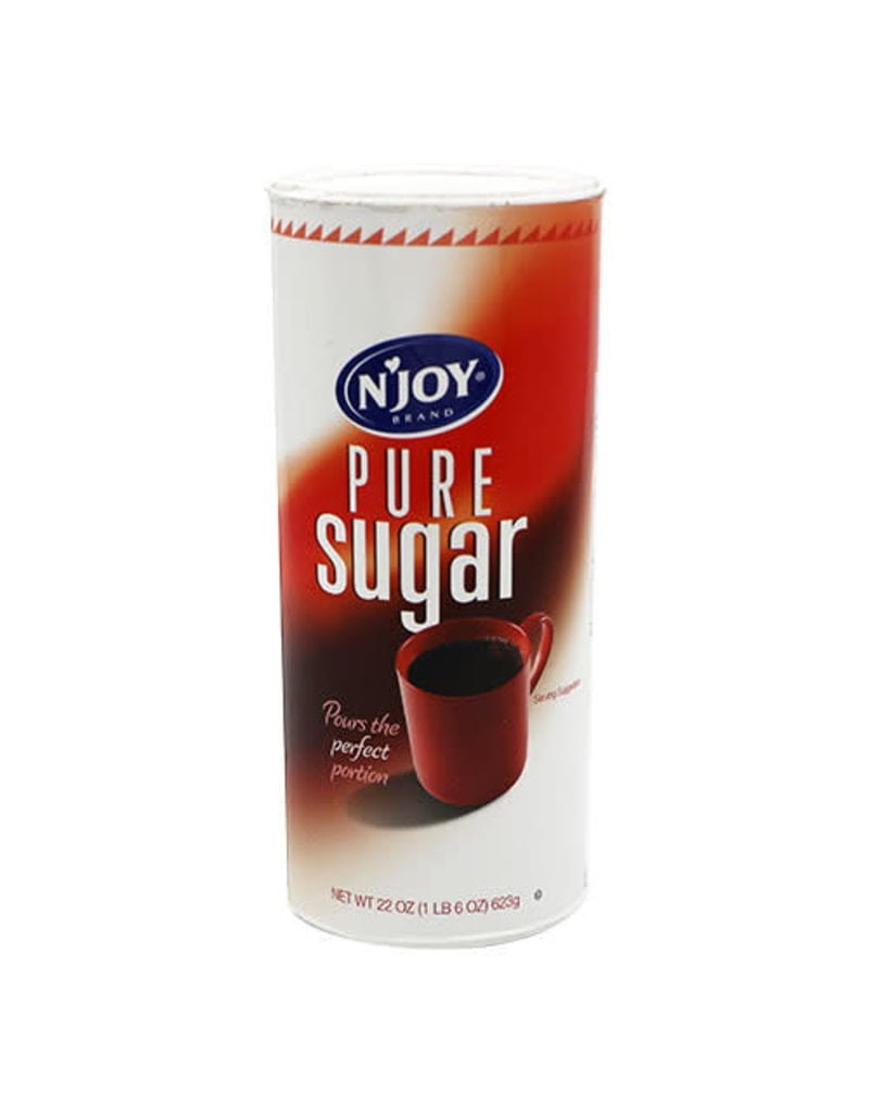 n joy n joy pure cane sugar canister 22 oz