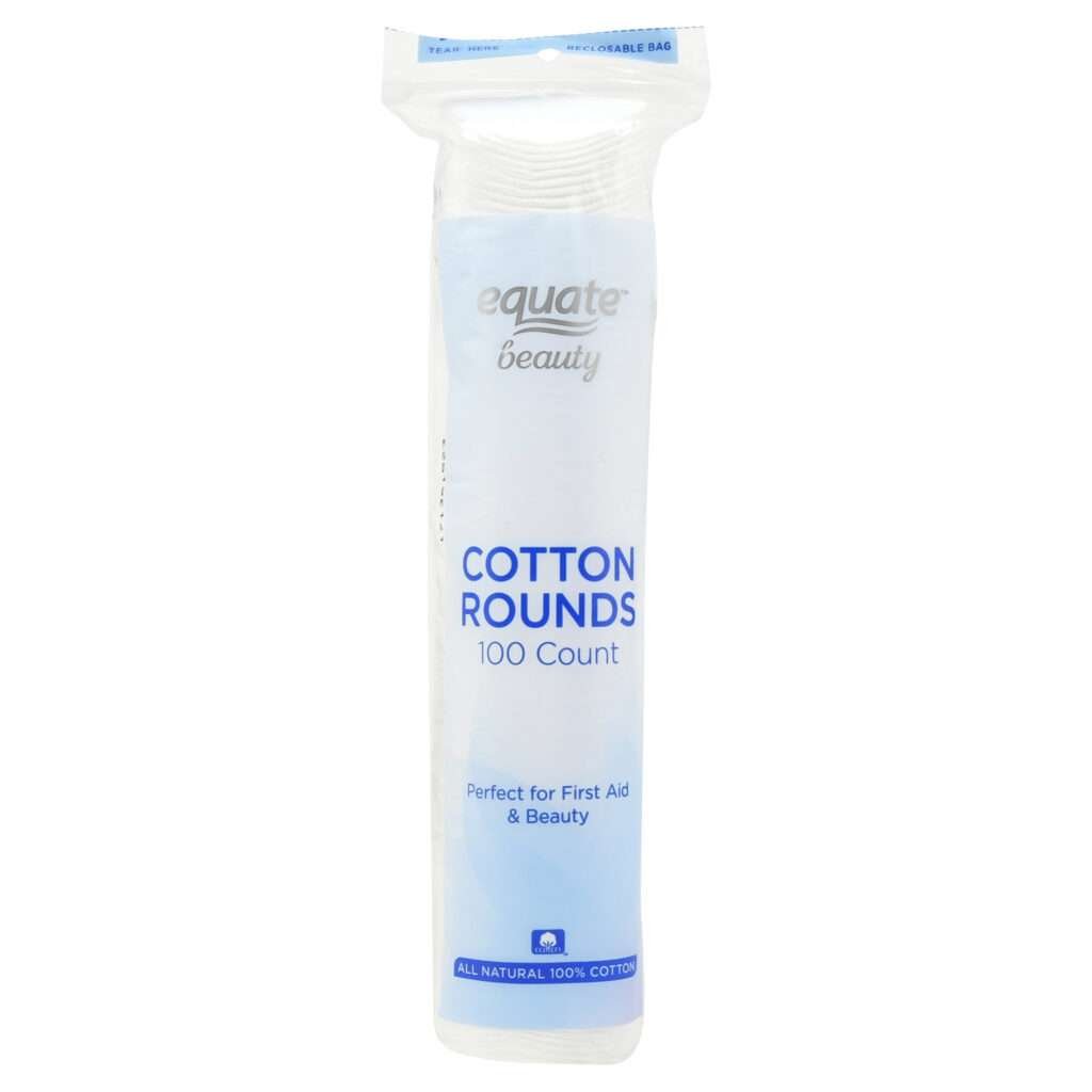 Equate Beauty Cotton Rounds, 100 Count - Dover Mart