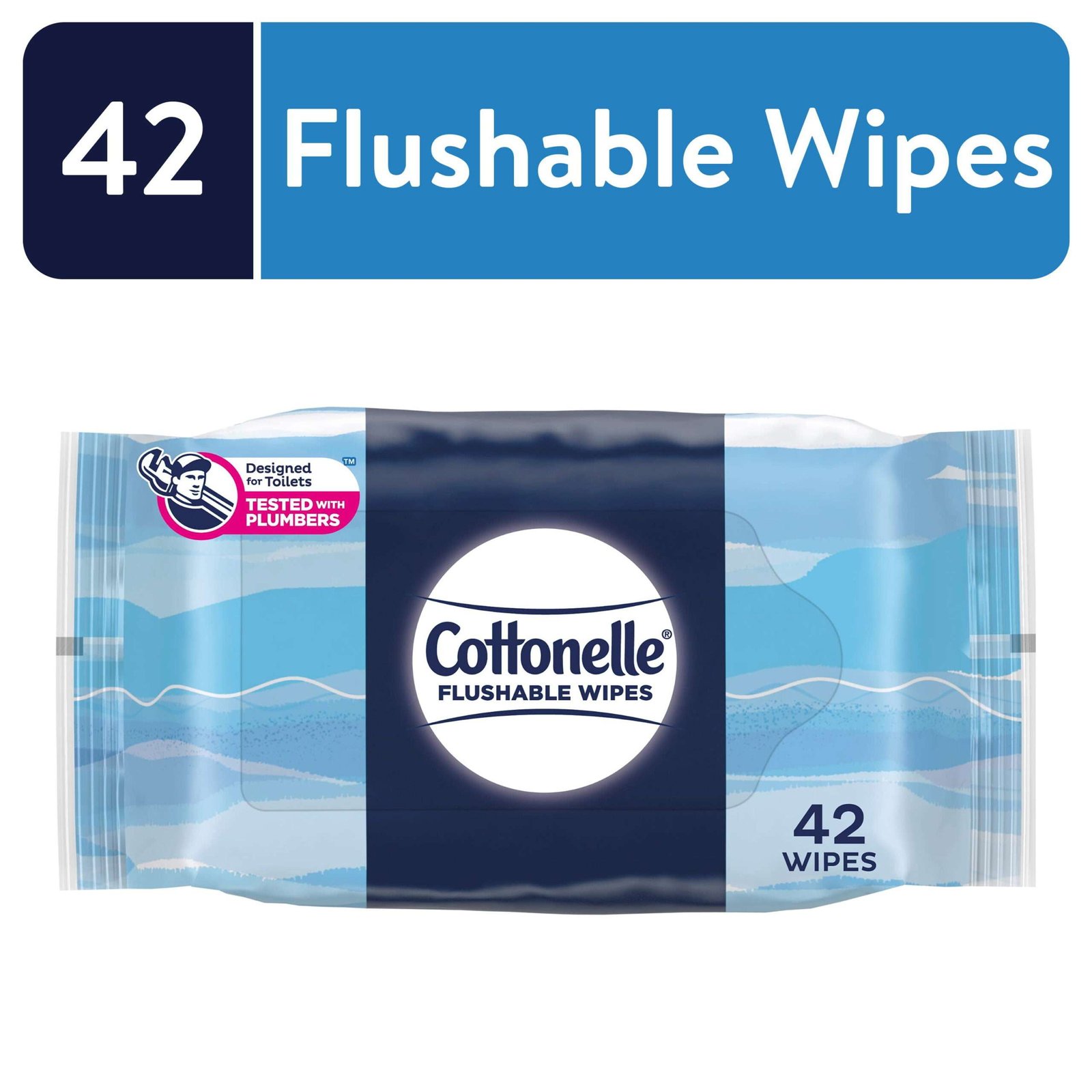 Cottonelle Ultra Fresh Flushable Wet Wipes 1 Peel And Reseal Pack 42 Total Wipes Dover Mart 6974