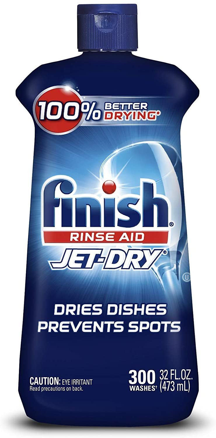Finish Jet-Dry Rinse Aid, 23oz, Dishwasher Rinse Agent And Drying Agent -  Dover Mart