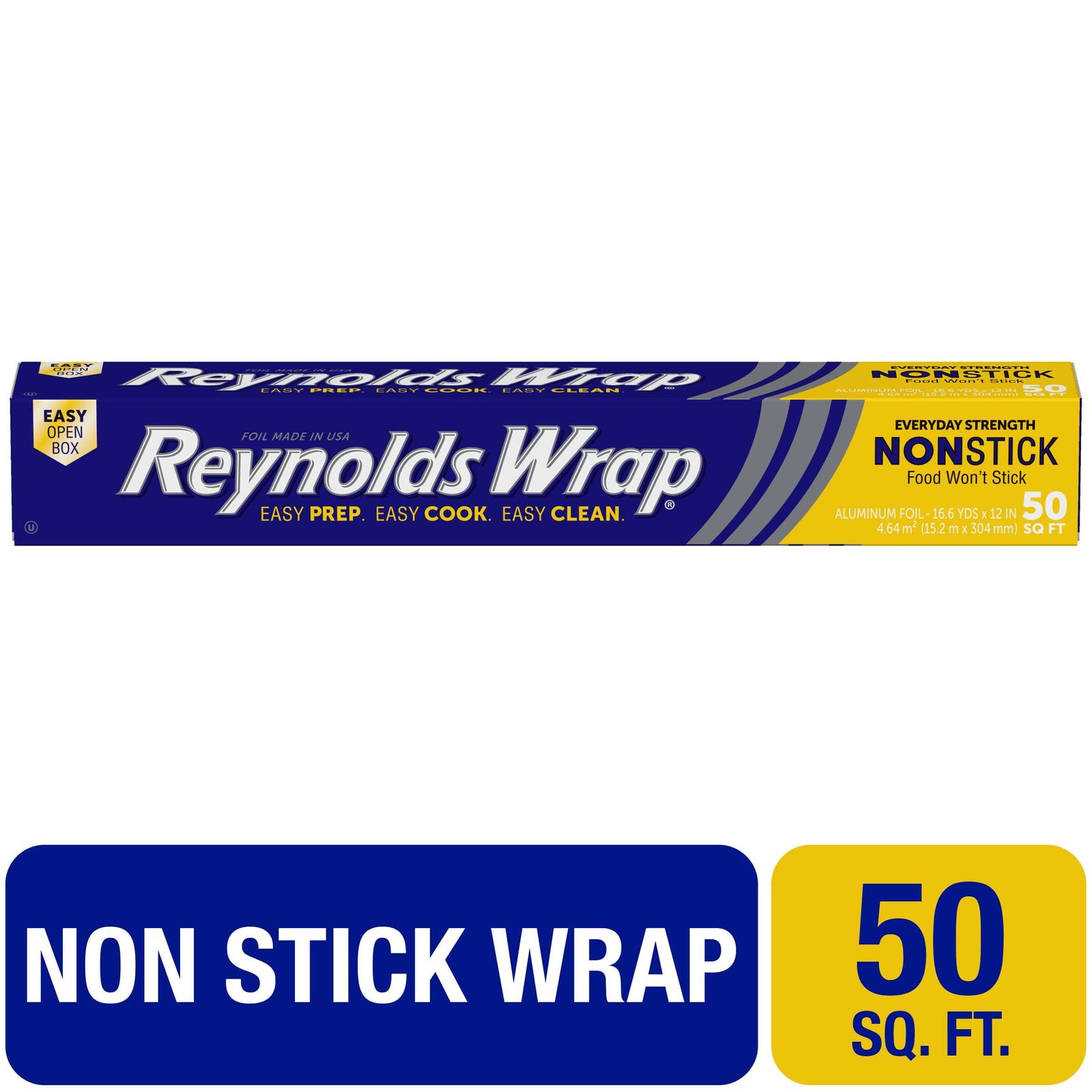 Reynolds Wrap Aluminum Foil, Thick & Durable, Heavy Duty, 75 Square Feet