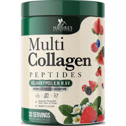 Multi Collagen Peptides Type I, II, III, V, X Enhanced Absorption 12/25 D11  - Conseil scolaire francophone de Terre-Neuve et Labrador