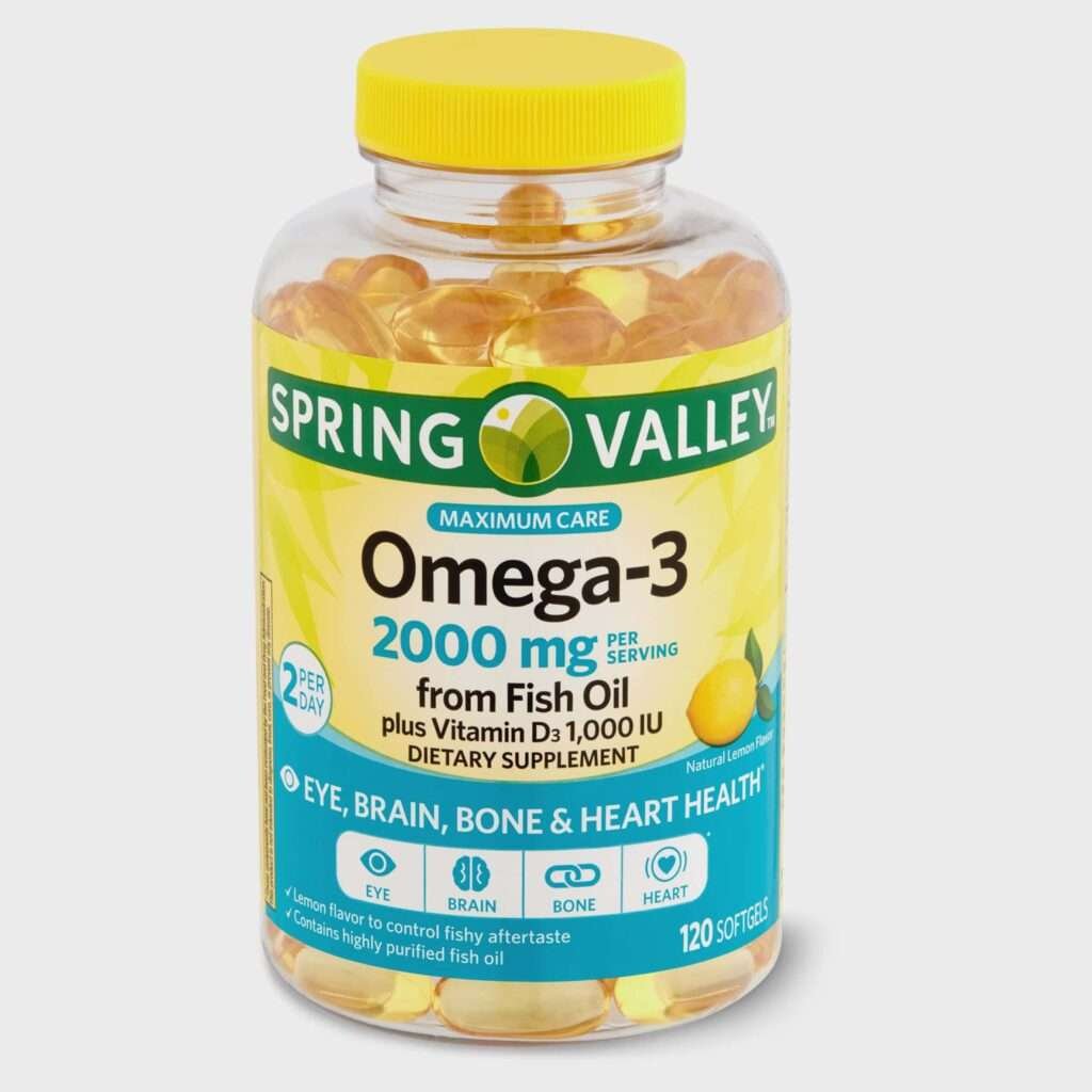 Spring Valley Maximum Care Omega 3 From Fish Oil Dietary