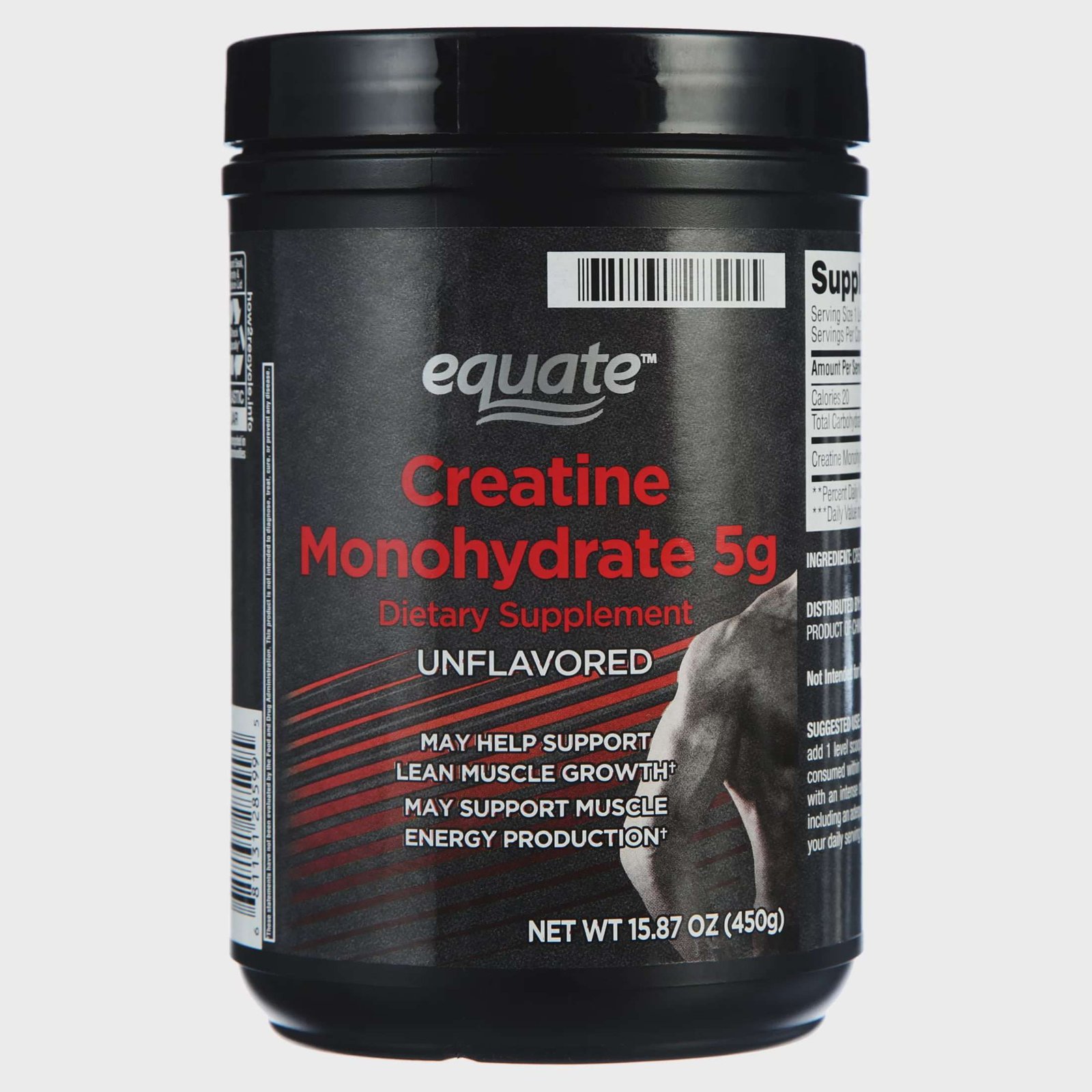 Isopure Unflavored Creatine Monohydrate Powder, Zero Added