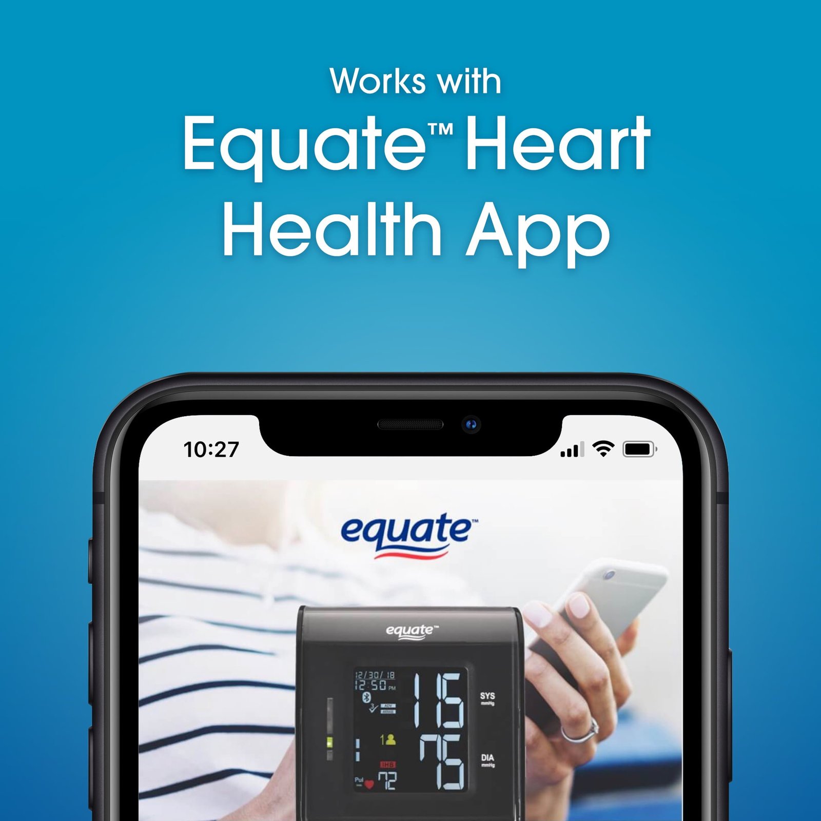 Equate 8000 Series Premium Upper Arm Blood Pressure Monitor