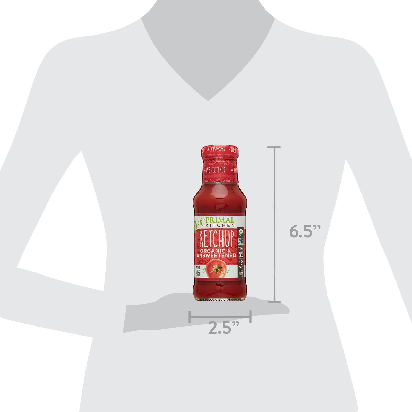 Primal Kitchen Unsweetened Spicy Ketchup