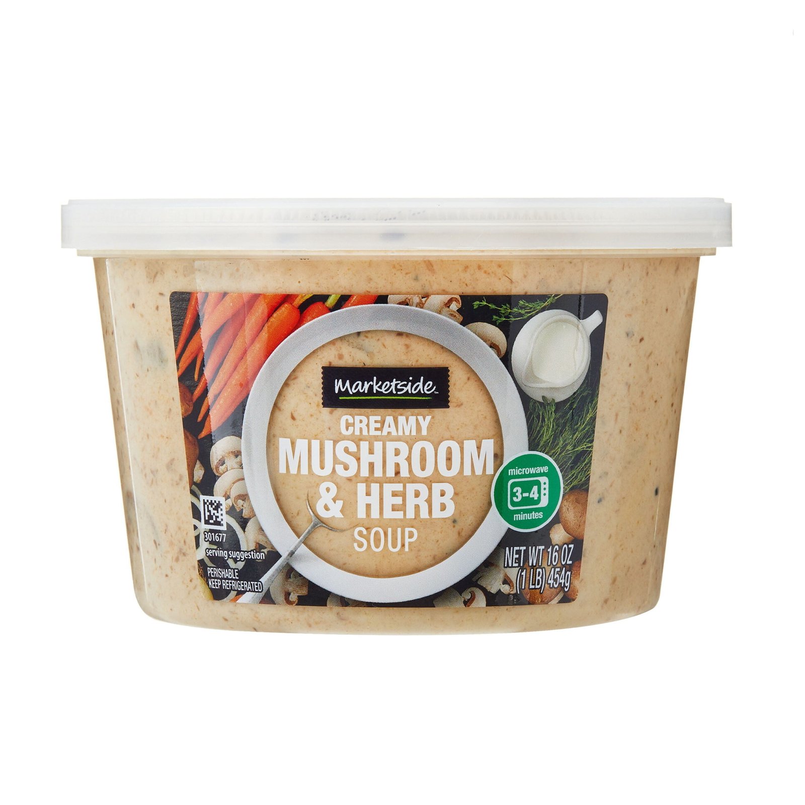 Marketside Creamy Mushroom & Herb Soup - 16 oz